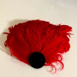 Feather hair clip